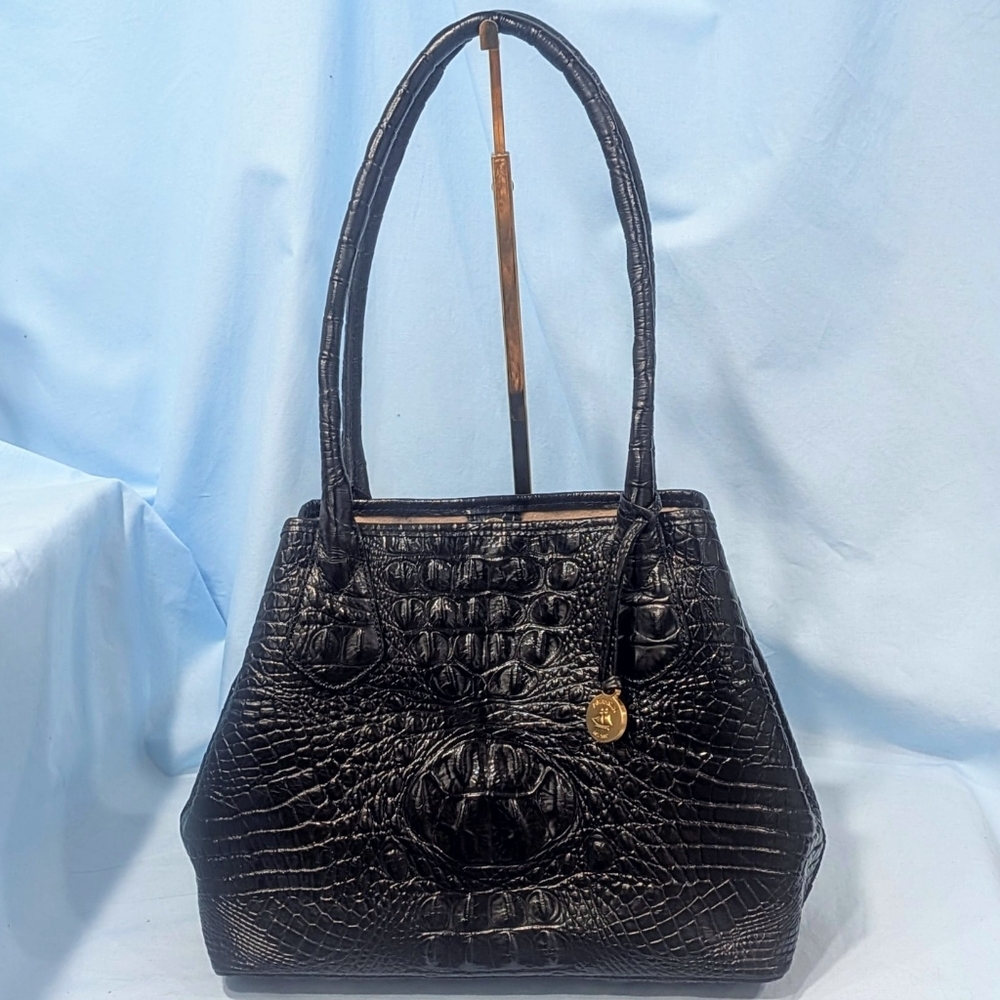 EUC Brahmin Anytime Bag in Black with 3 eyes